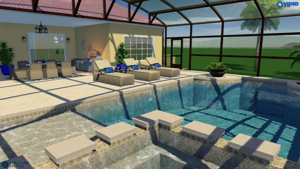 3D Indoor Pool